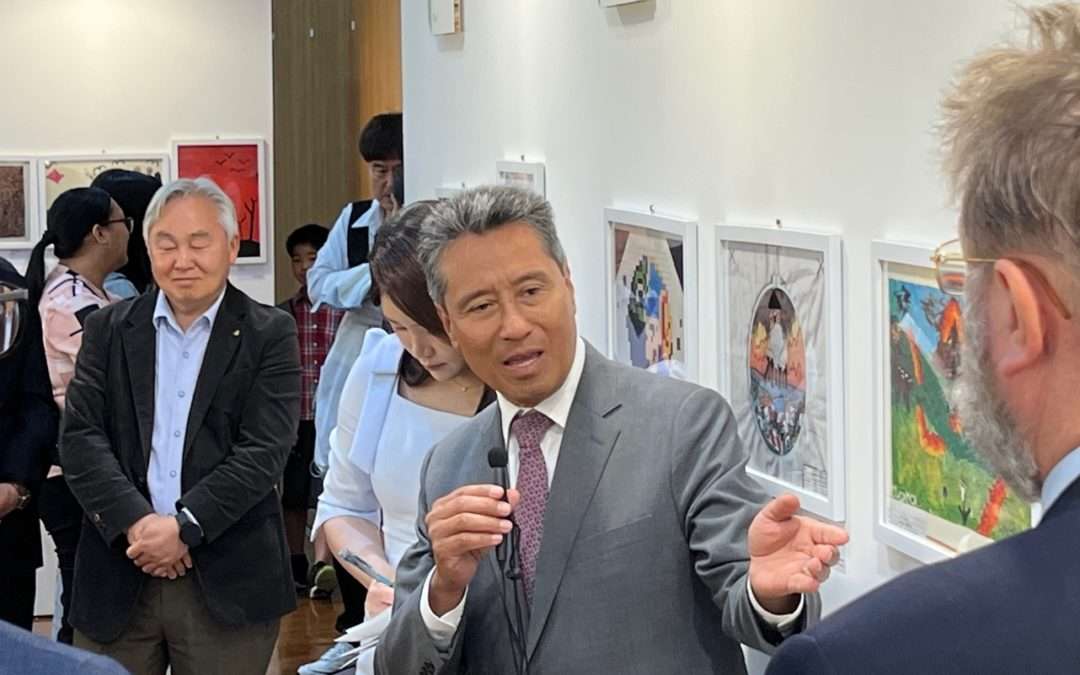 The Official Opening of the “International Children’s Art Exchange Exhibition” was held on May 11!
